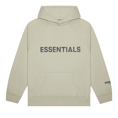 Pre-owned Essentials Fear Of God  Hoodie 'moss' In Green