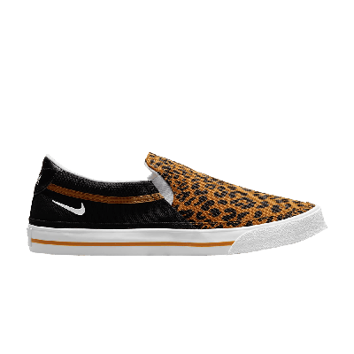 Pre-owned Nike Wmns Court Legacy Slip 'leopard' In Brown