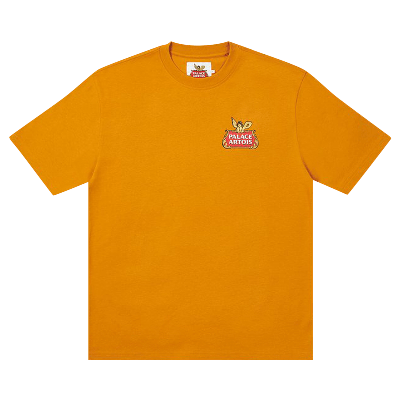 Pre-owned Palace X Stella Artois P-skim T-shirt 'gold'