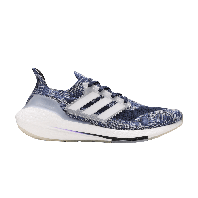 Adidas Originals Adidas Men's Ultraboost 21 Primeblue Running Trainers From Finish Line In Blue