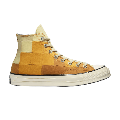 Pre-owned Converse Chuck 70 High 'plant Color Patchwork - Gravel Egret' In Orange