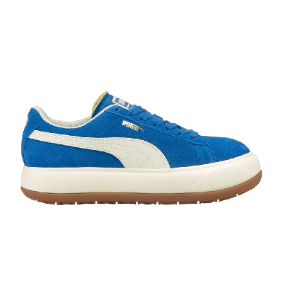 Pre-owned Puma Wmns Suede Mayu Up 'lapis Blue'