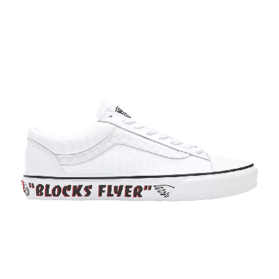 Pre-owned Vans Se Bikes X Style 36 'blocks Flyer - White Reflective'