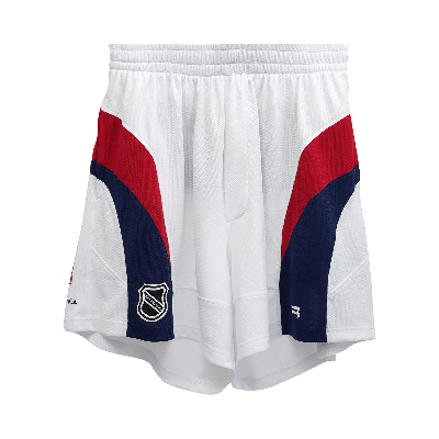 Pre-owned Balenciaga Hockey Shorts 'white/red/ink'
