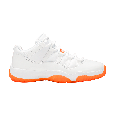 Pre-owned Air Jordan Wmns  11 Retro Low 'bright Citrus' In White