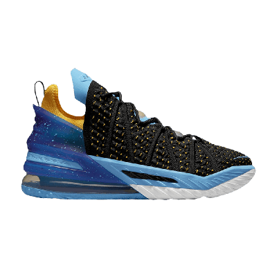 Pre-owned Nike Lebron 18 Ep 'lakers Heritage' In Black