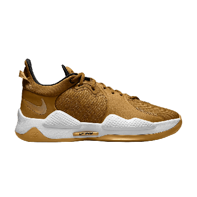 Pre-owned Nike Pg 5 Ep 'wheat Metallic Gold' In Brown
