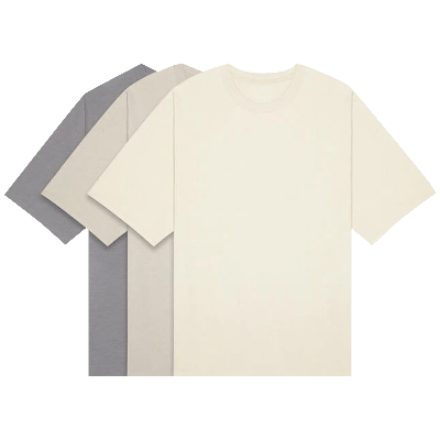Pre-owned Essentials Fear Of God  Three Pack T-shirts 'multicolor' In Multi-color