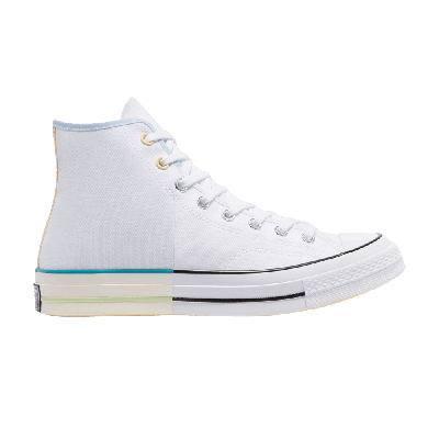 Pre-owned Converse Chuck 70 High 'white Pack - Chambray Blue'