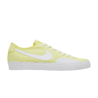Pre-owned Nike Blazer Court Sb 'light Zitron' In Yellow