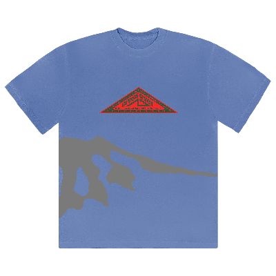 Pre-owned Cactus Jack By Travis Scott Dune Tee 'blue'