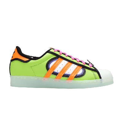 Pre-owned Adidas Originals The Simpsons X Superstar 'squishee' In Green