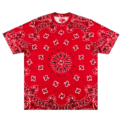 Pre-owned Supreme Small Box Tee 'red Bandana'