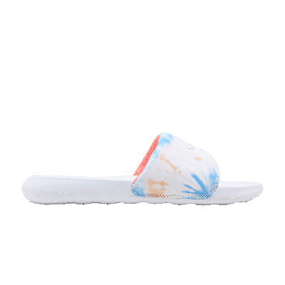 Pre-owned Nike Wmns Victori One Printed Slide 'tie-dye' In White