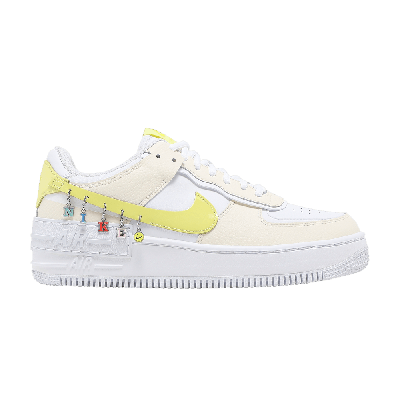Pre-owned Nike Wmns Air Force 1 Shadow Se 'pale Ivory Light Zitron' In Cream