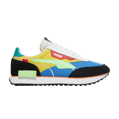 Pre-owned Puma Future Rider Twofold Sd Pop 'palace Blue Maize'