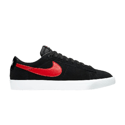 Pre-owned Nike Zoom Blazer Low Gt Sb 'bred' In Black