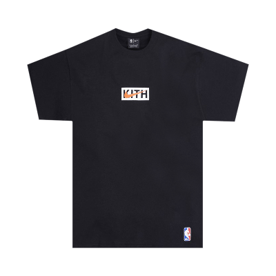 Pre-owned Kith X Nike For New York Knicks Tee 'black'