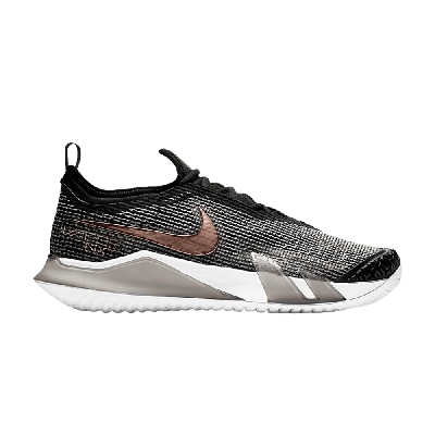 Pre-owned Nike Wmns Court React Vapor Nxt 'black Metallic Red Bronze'