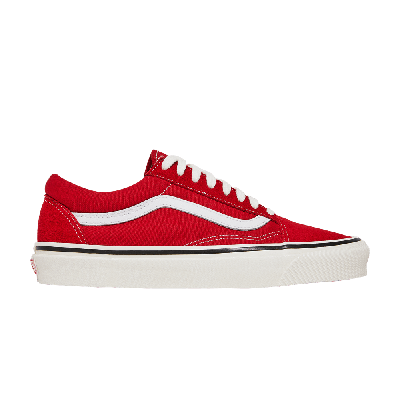 Pre-owned Vans Old Skool 36 Dx 'anaheim Factory - Red White'