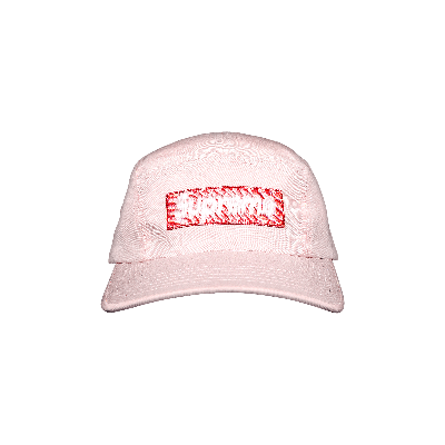 Pre-owned Supreme Reversed Label Camp Cap 'pink'