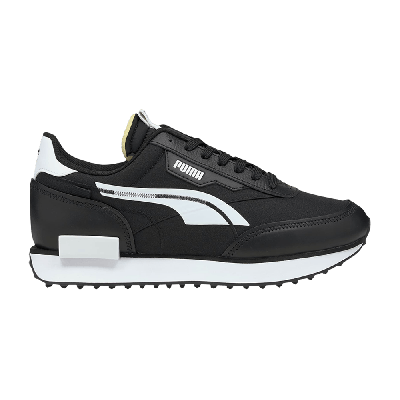 Pre-owned Puma Future Rider Twofold 'black White'