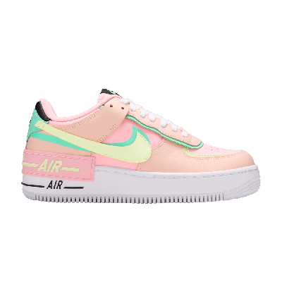 Pre-owned Nike Wmns Air Force 1 Shadow 'arctic Punch Barely Volt' In Pink