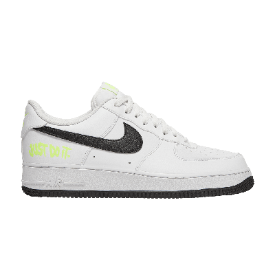Pre-owned Nike Air Force 1 Low 'just Do It - White Volt'