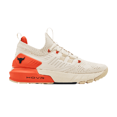 Pre-owned Under Armour Wmns Project Rock 3 'summit White Rogue Orange'