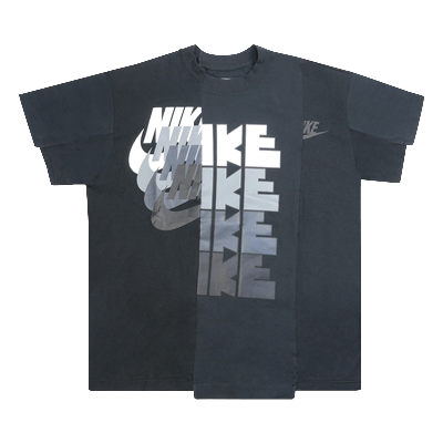 Pre-owned Nike X Sacai Hybrid T-shirt 'black'