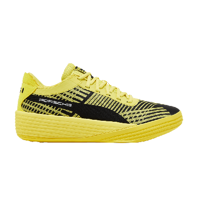 Pre-owned Puma Porsche Legacy X Clyde All-pro 'celandine' In Yellow