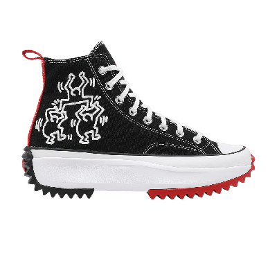 Pre-owned Converse Keith Haring X Run Star Hike In Black