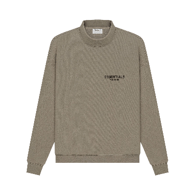 Pre-owned Essentials Fear Of God  Pull-over Mockneck 'taupe' In Tan