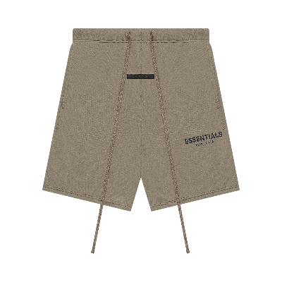 Pre-owned Essentials Fear Of God  Sweatshort 'taupe' In Tan