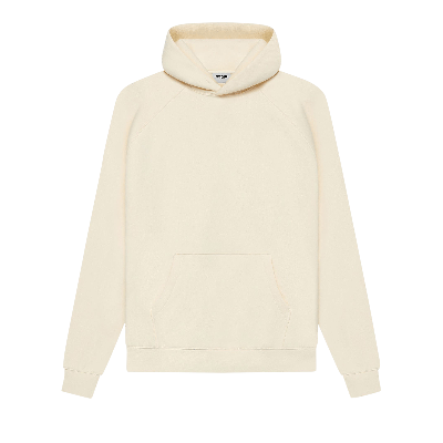 Pre-owned Essentials Fear Of God  Pull-over Hoodie 'buttercream' In Cream