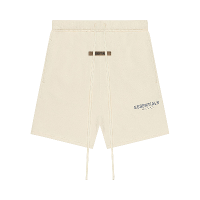 Pre-owned Essentials Fear Of God  Sweatshort 'buttercream' In Cream