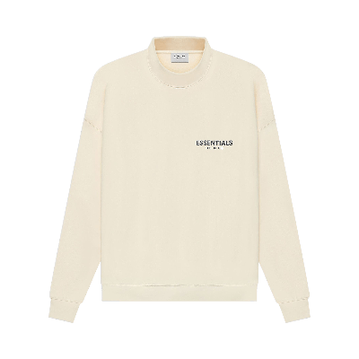 Pre-owned Essentials Fear Of God  Pull-over Mockneck 'buttercream' In Cream