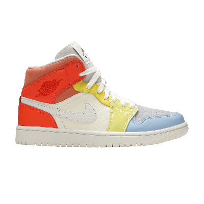 Pre-owned Nike Wmns Air Jordan 1 Mid 'to My First Coach' In White
