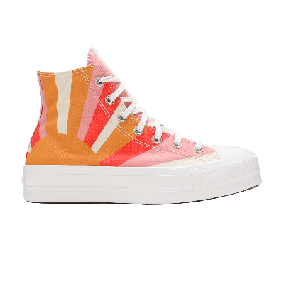 Pre-owned Converse Wmns Chuck Taylor All Star Platform High 'summer Spirit' In Multi-color