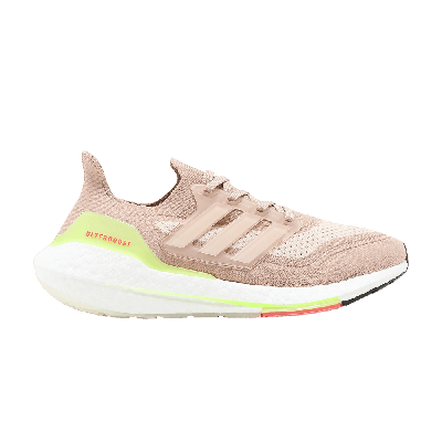 Pre-owned Adidas Originals Wmns Ultraboost 21 'ash Pearl Halo Ivory' In Pink