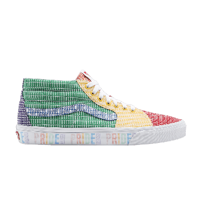 Pre-owned Vans Sk8-mid 'pride' In Multi-color