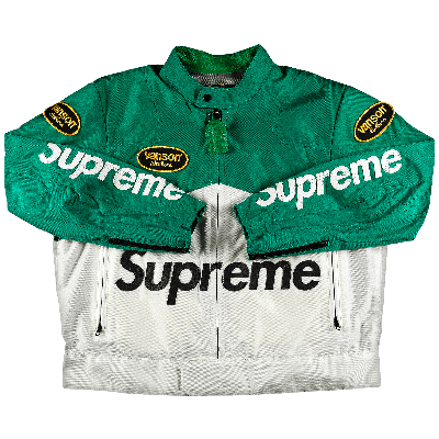Pre-owned Supreme X Vanson Leathers Cordura Jacket 'green'