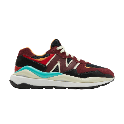 Pre-owned New Balance Wmns 57/40 'classic Burgundy' In Red