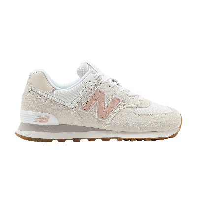 Pre-owned New Balance Wmns 574 'tencel - Sea Salt Rose Water' In Cream