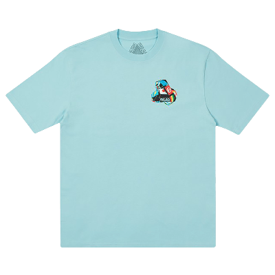 Pre-owned Palace Tri-flag T-shirt 'blue'