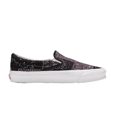 Pre-owned Vans Kith X Vault Og Classic Slip-on Lx 'bandana - Moonless Night' In Purple