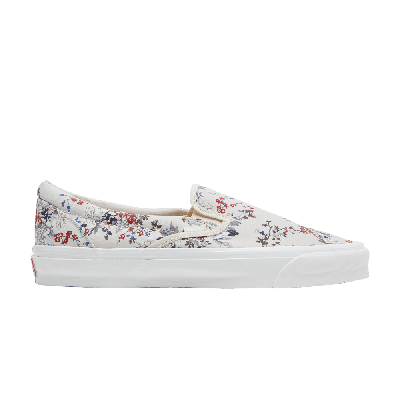 Pre-owned Vans Kith X Vault Og Classic Slip-on Lx 'floral' In Cream