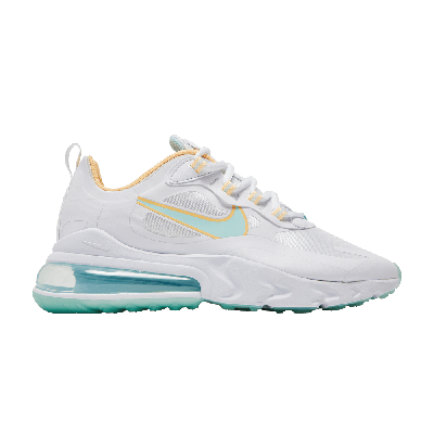 Pre-owned Nike Wmns Air Max 270 React 'light Dew Lagoon Pulse' In White