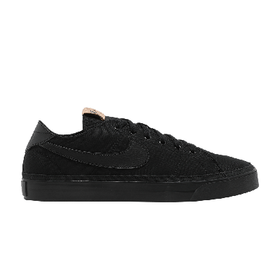 Pre-owned Nike Court Legacy Canvas 'black Cork'