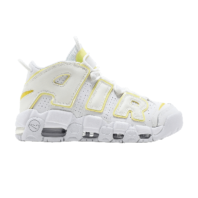 Pre-owned Nike Wmns Air More Uptempo 'light Citron' In White